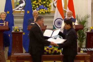 Historic trade deal signed between India and European Union