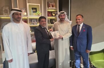 Meeting between Federation President Dhakal and Secretary of the UAE Ministry of Finance