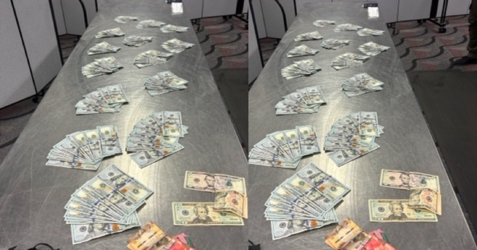 balen Undeclared cash seized at airport