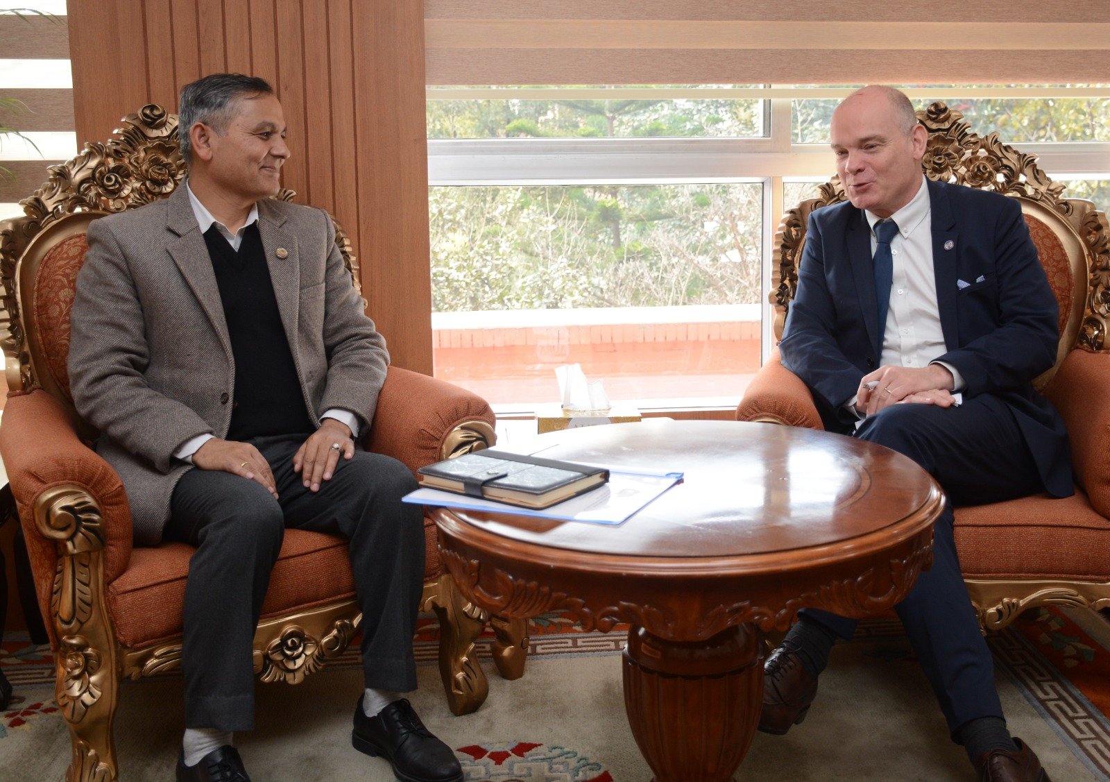 UNODC Regional Representative pays courtesy call on Home Minister Aryal