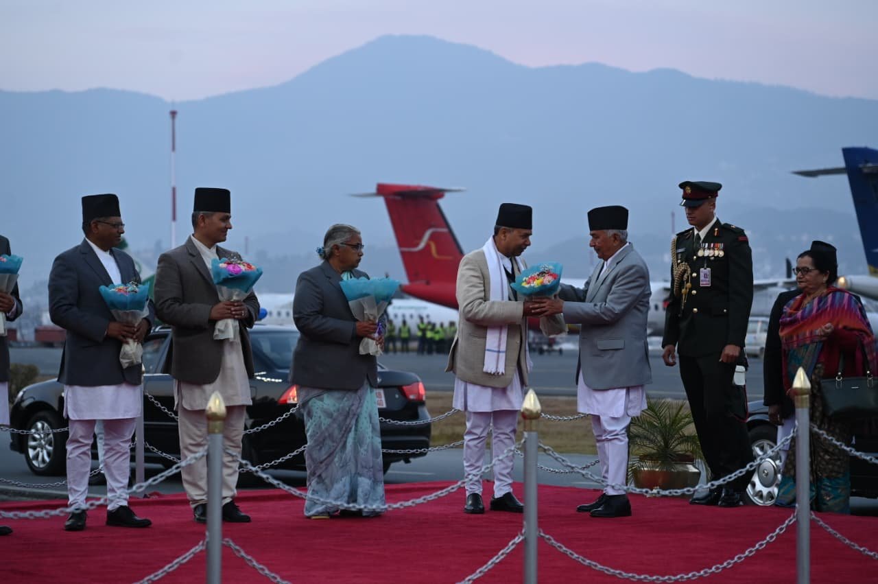 President returns home after official visit to Japan
