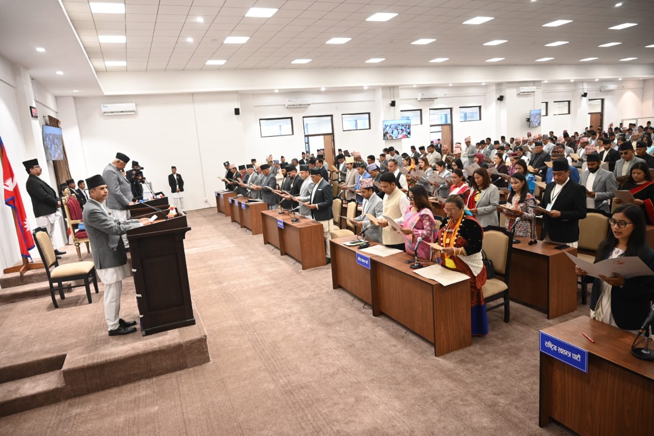 274 newly elected MPs took oath