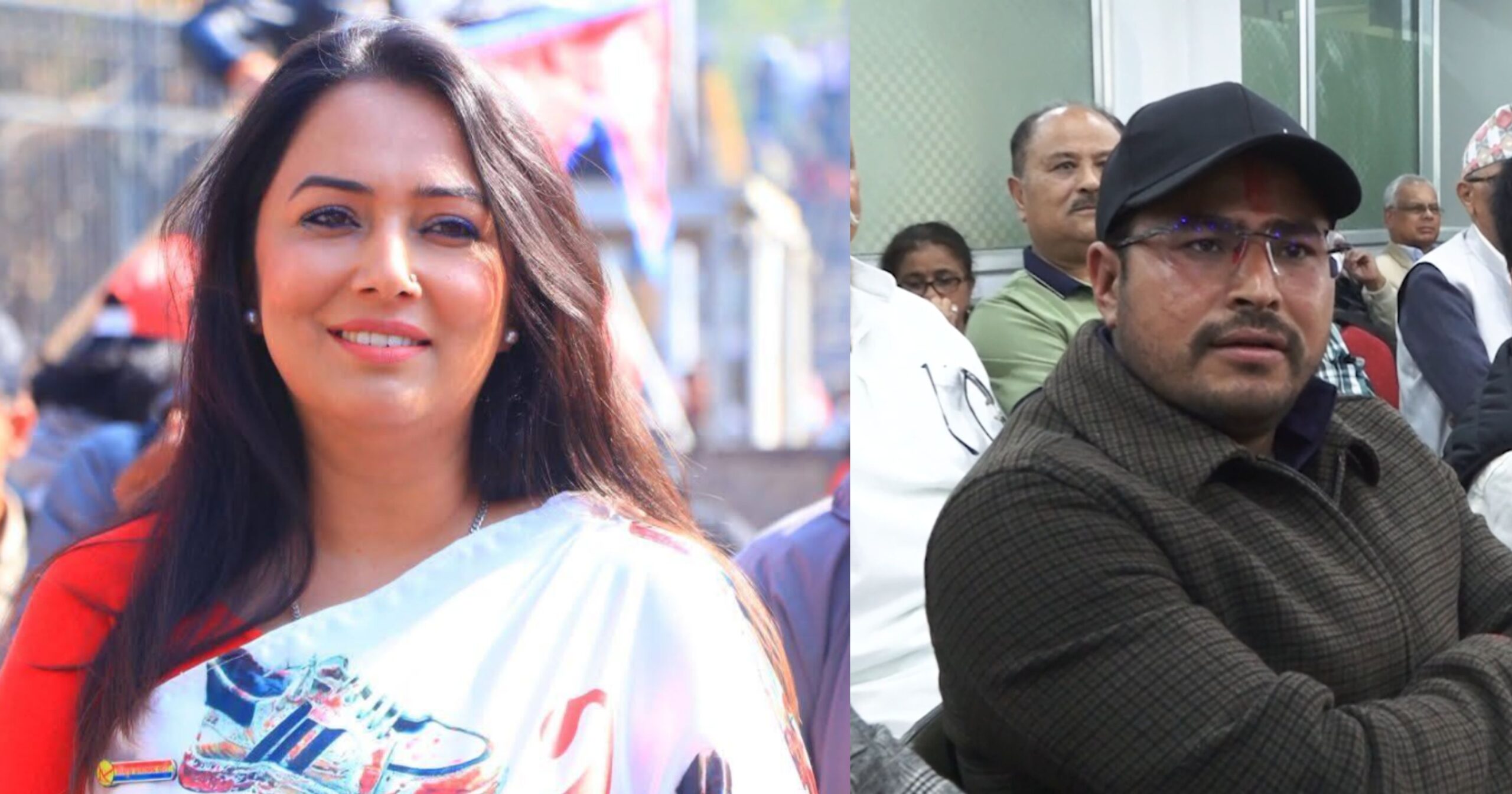 Khusbu Oli and Gyanendra Shahi