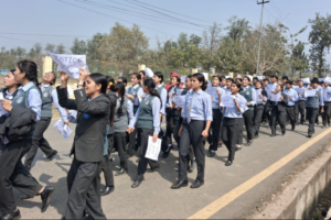 Students protest demanding justice for Inisha