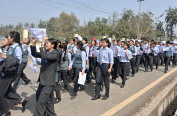 Students protest demanding justice for Inisha