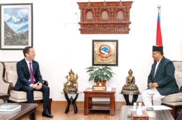 US Special Envoy in Kathmandu; Meets with Foreign Minister