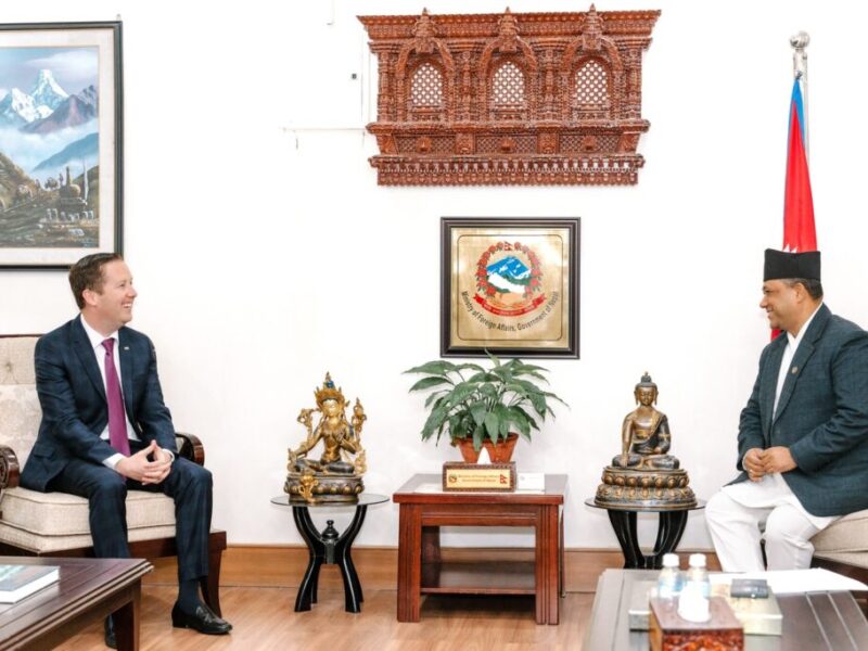 US Special Envoy in Kathmandu; Meets with Foreign Minister