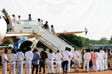 ICE Deportation Flight