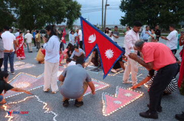 Candlelight vigil in Harrisburg in memory of Rasuwa flood victims
