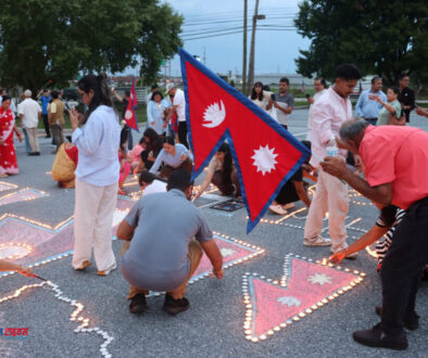 Candlelight vigil in Harrisburg in memory of Rasuwa flood victims