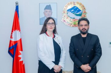 Megan Bouldin was honored to meet Prime Minister Balendra Shah