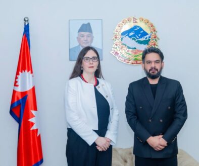 Megan Bouldin was honored to meet Prime Minister Balendra Shah