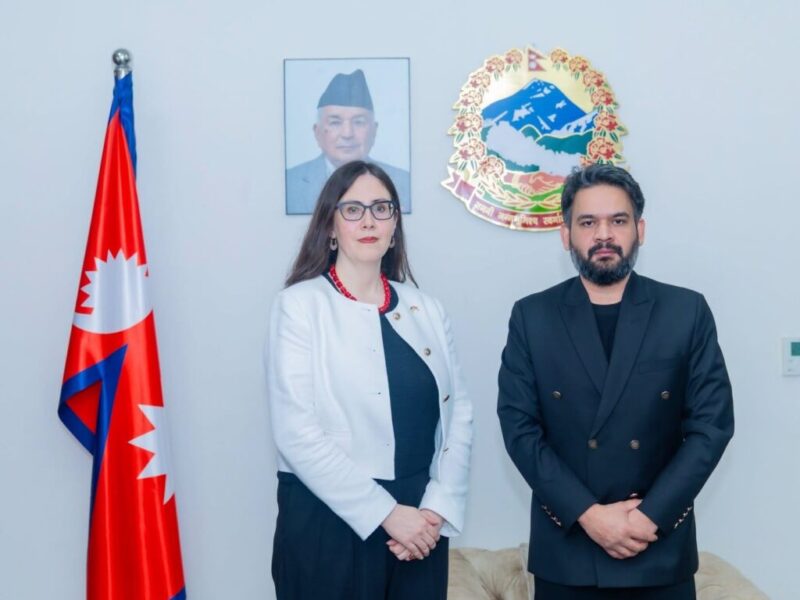 Megan Bouldin was honored to meet Prime Minister Balendra Shah