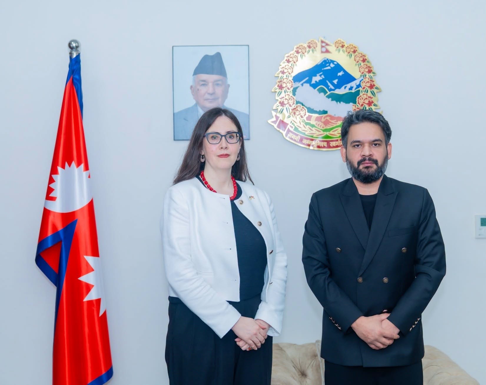 Megan Bouldin was honored to meet Prime Minister Balendra Shah