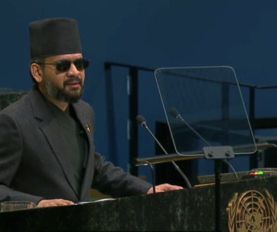 Pm Balendra speak to the un  Assembly